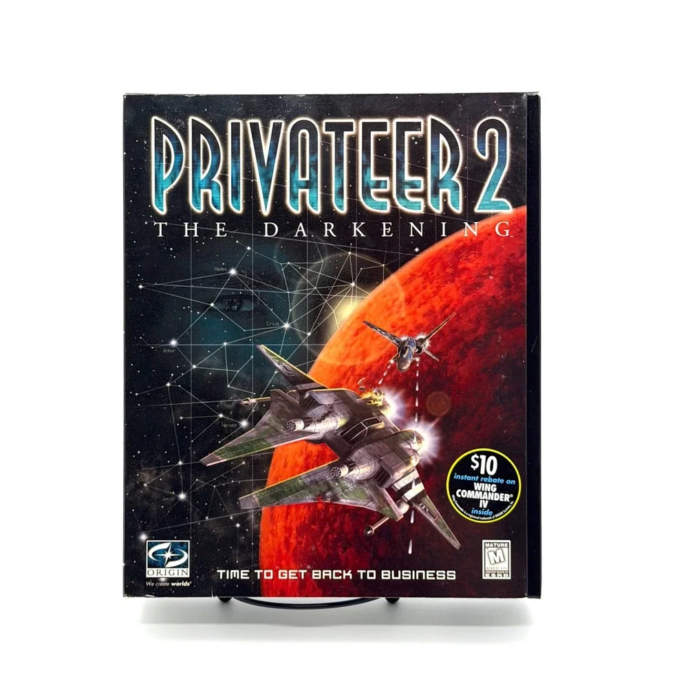 Privateer 2 The Darkening PC Game 1996 Big Box Complete Origin Wing Commander